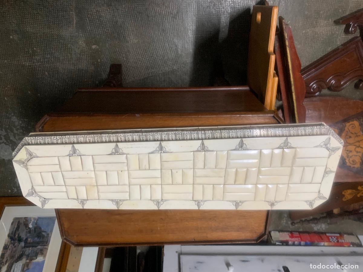 Arte: Peana de hueso con marqueter&iacute;a - Foto 1