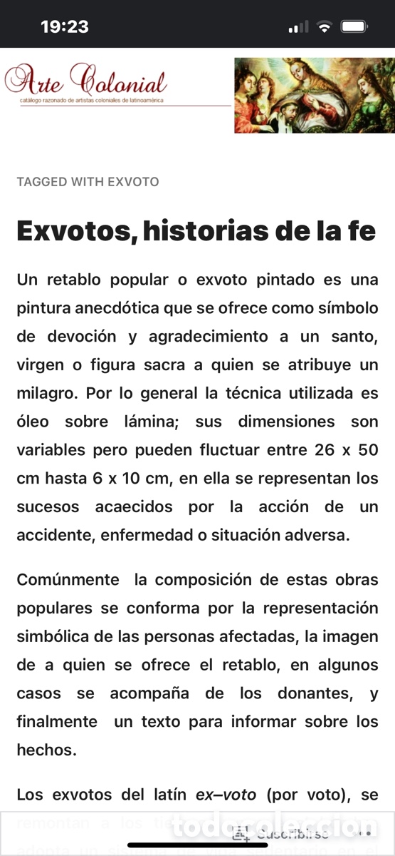Arte: Antiguo ex voto cubano - Foto 2