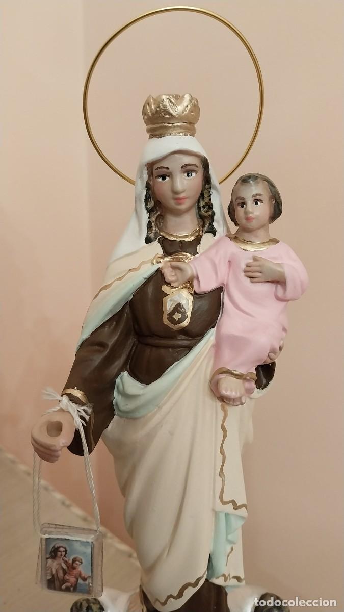Arte: VIRGEN DEL CARMEN (23CM) - Foto 2