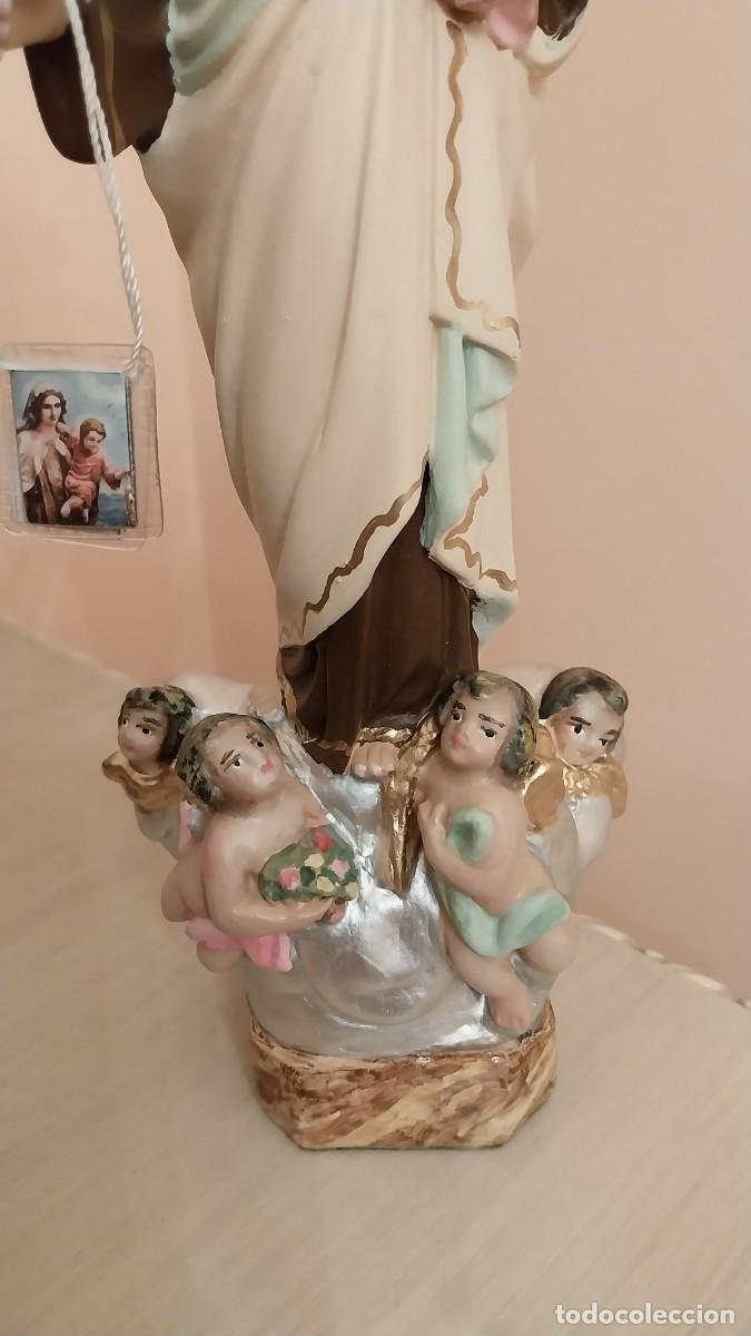 Arte: VIRGEN DEL CARMEN (23CM) - Foto 3