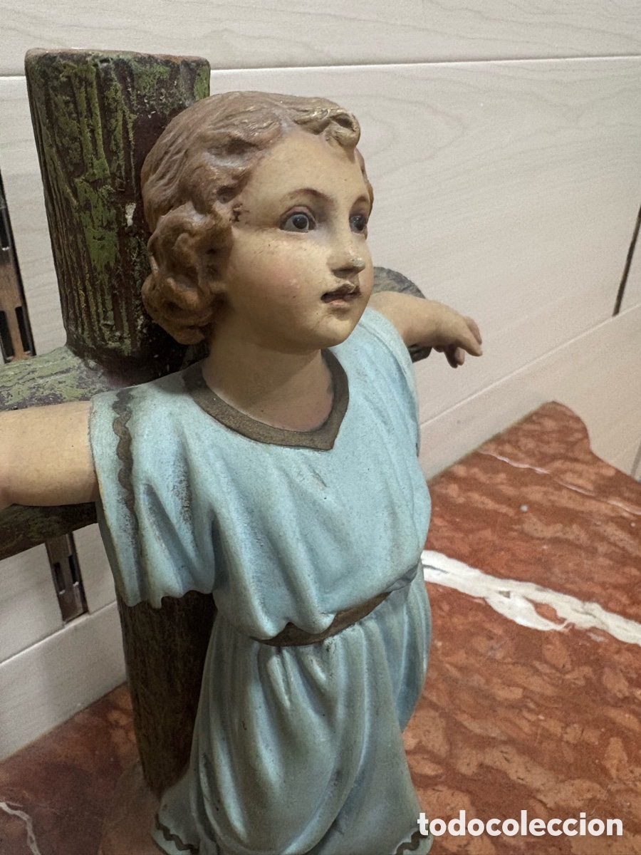 Arte: Ni&ntilde;o Dios en Cruz de Olot - Foto 3