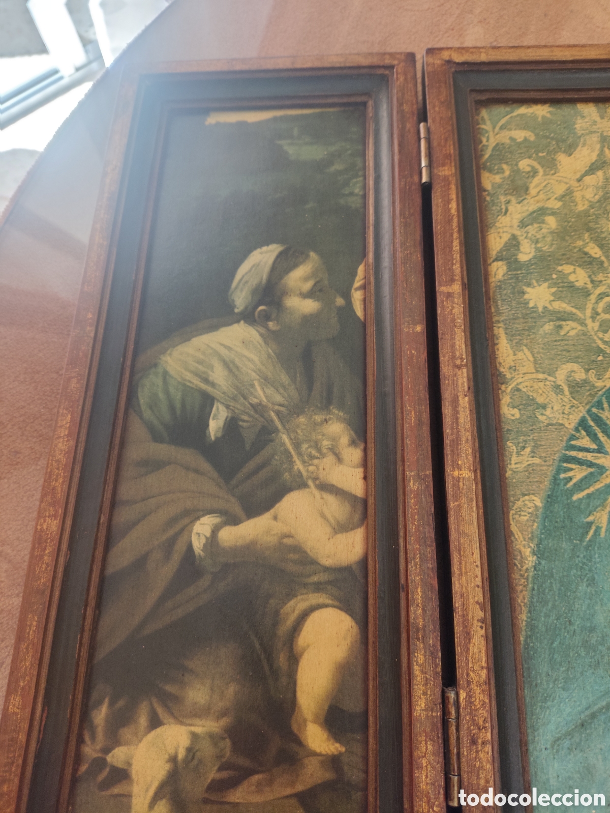 Arte: Antiguo tr&iacute;ptico religiosos - Foto 5