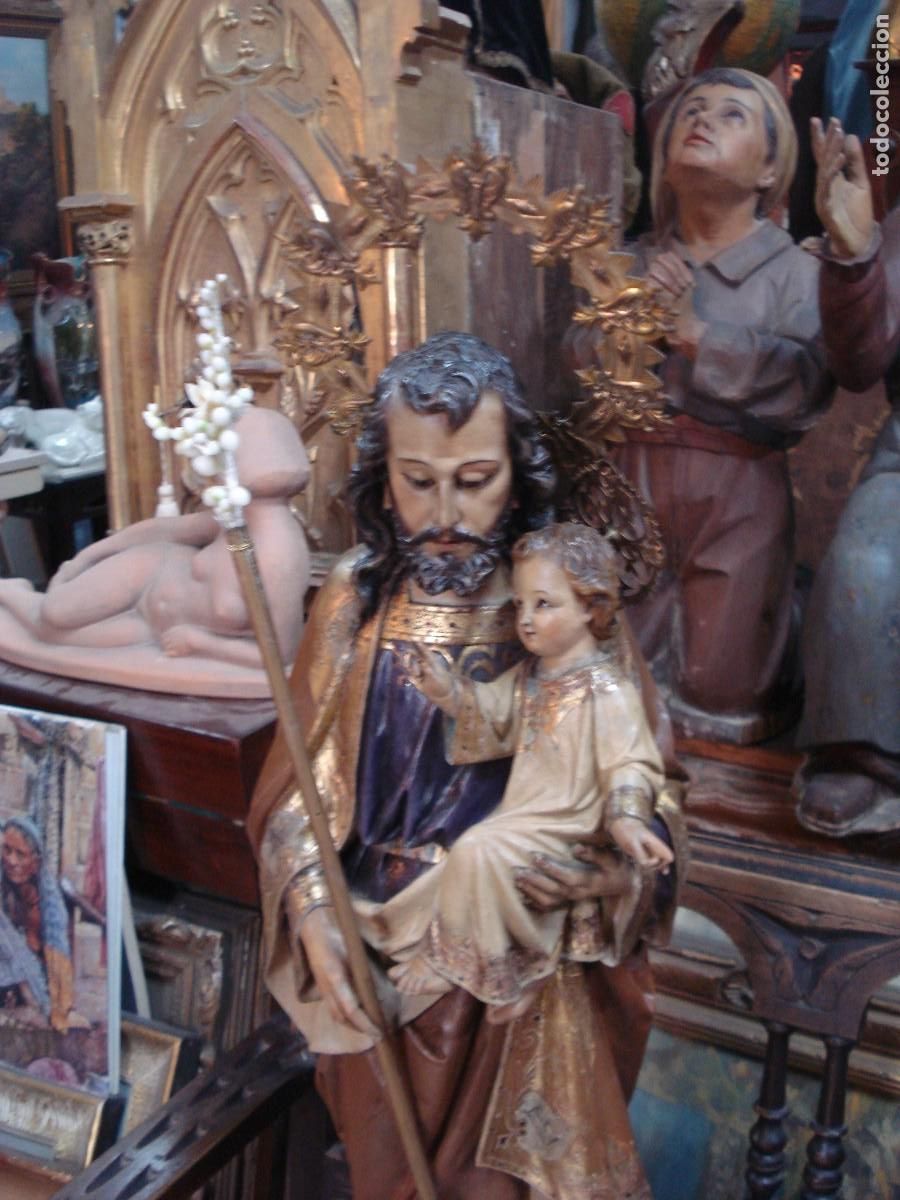 Arte: Gran San Jose Talla de madera - Foto 14