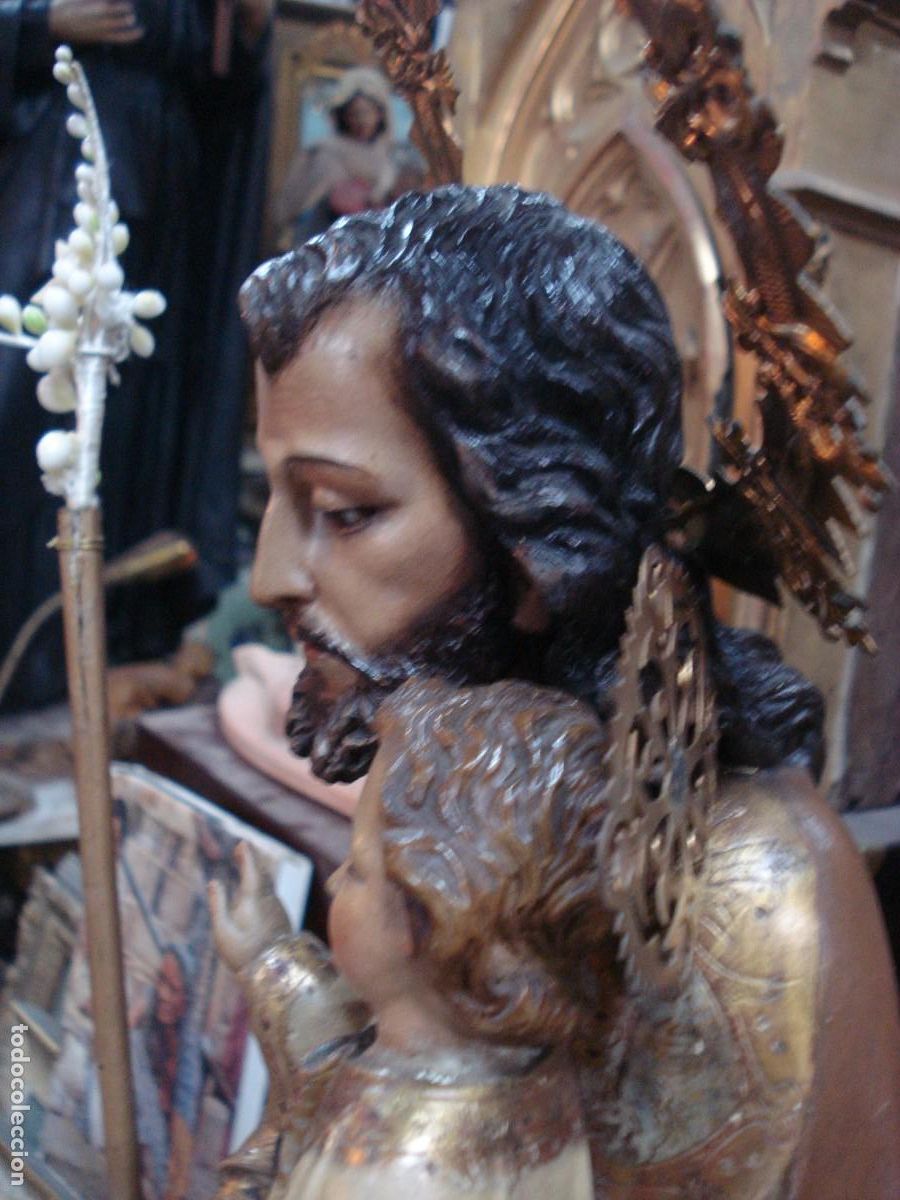 Arte: Gran San Jose Talla de madera - Foto 18