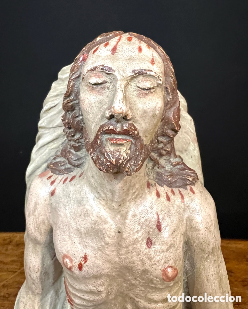 Arte: Cristo Yacente, 29 cm. S.XIX - Foto 13