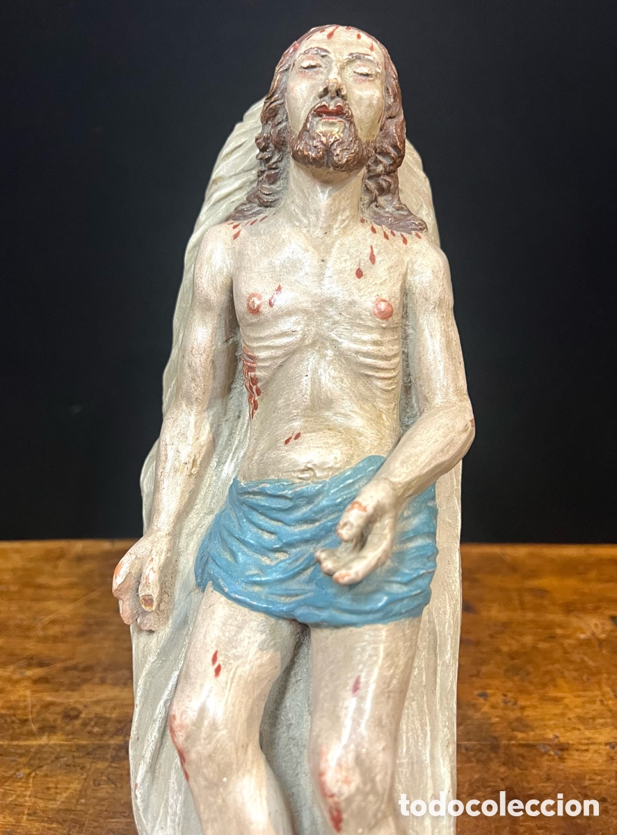 Arte: Cristo Yacente, 29 cm. S.XIX - Foto 14