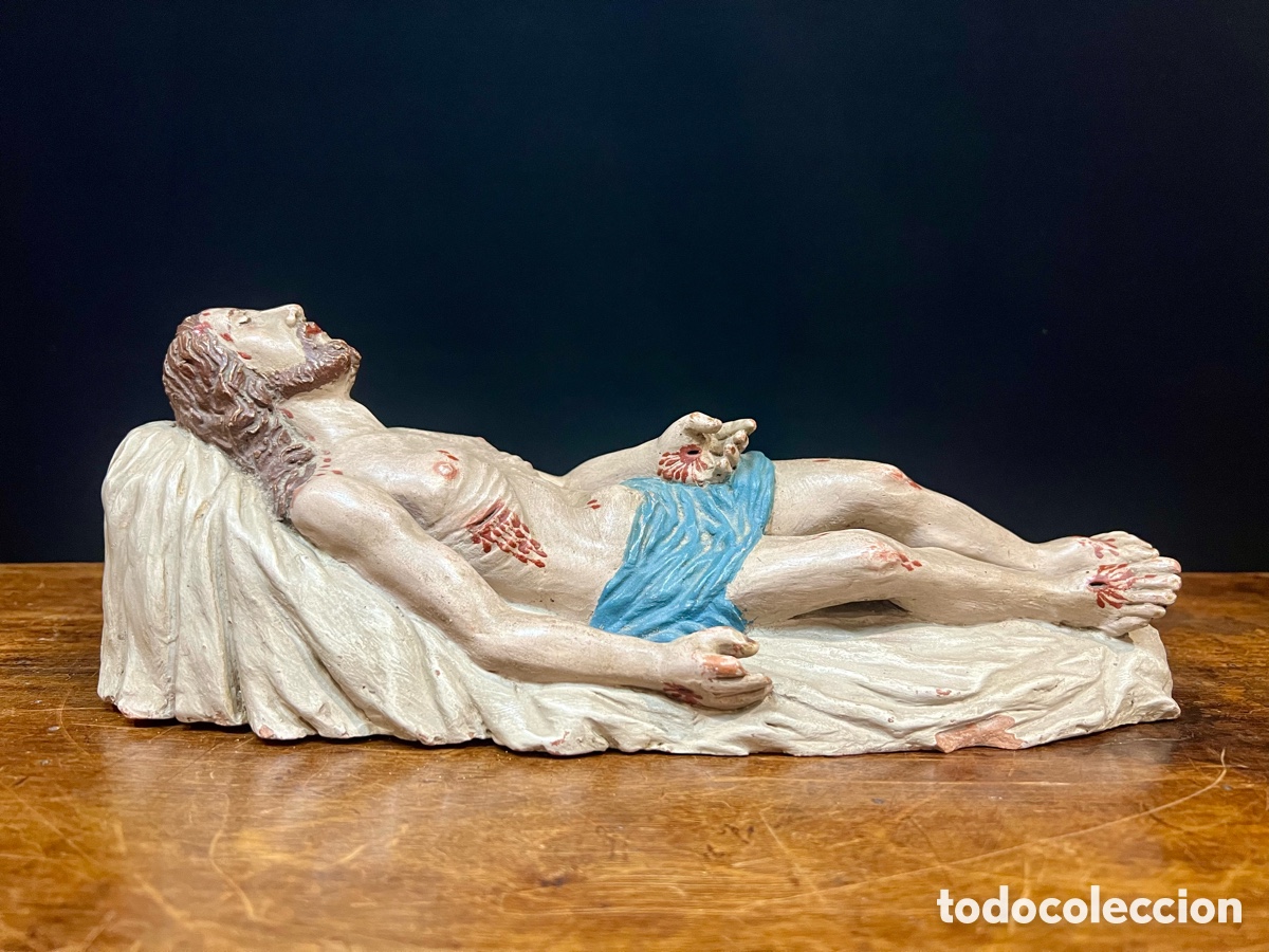Arte: Cristo Yacente, 29 cm. S.XIX - Foto 1