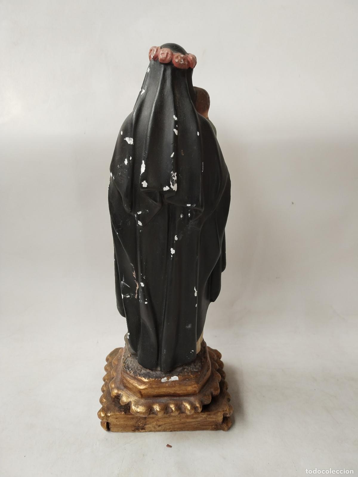 Arte: virgen del rosario para restaurar - Foto 4