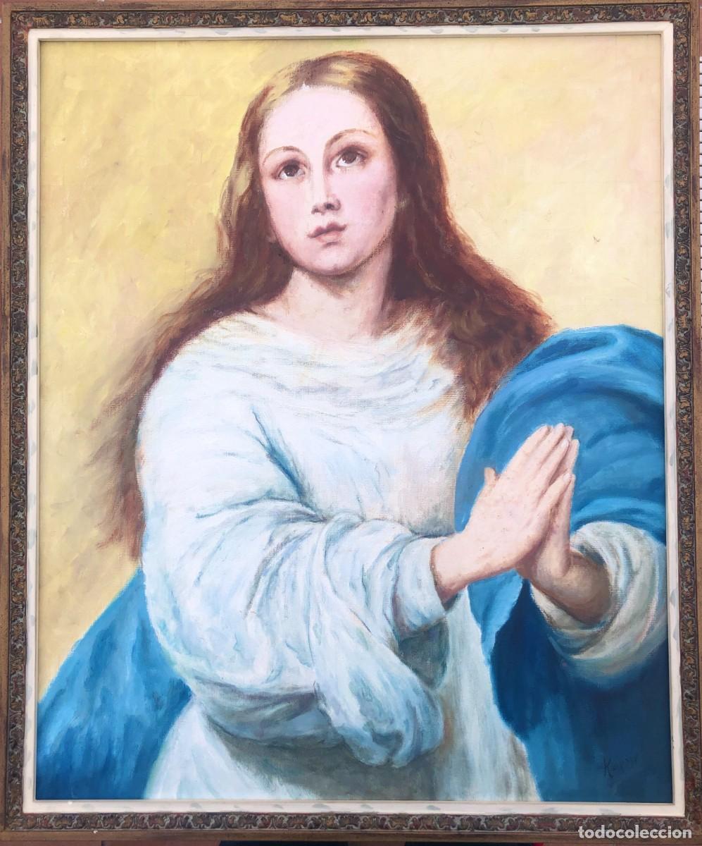 Arte: An&oacute;nimo - Inmaculada Concepci&oacute;n - &Oacute;leo sobre lienzo - Foto 1