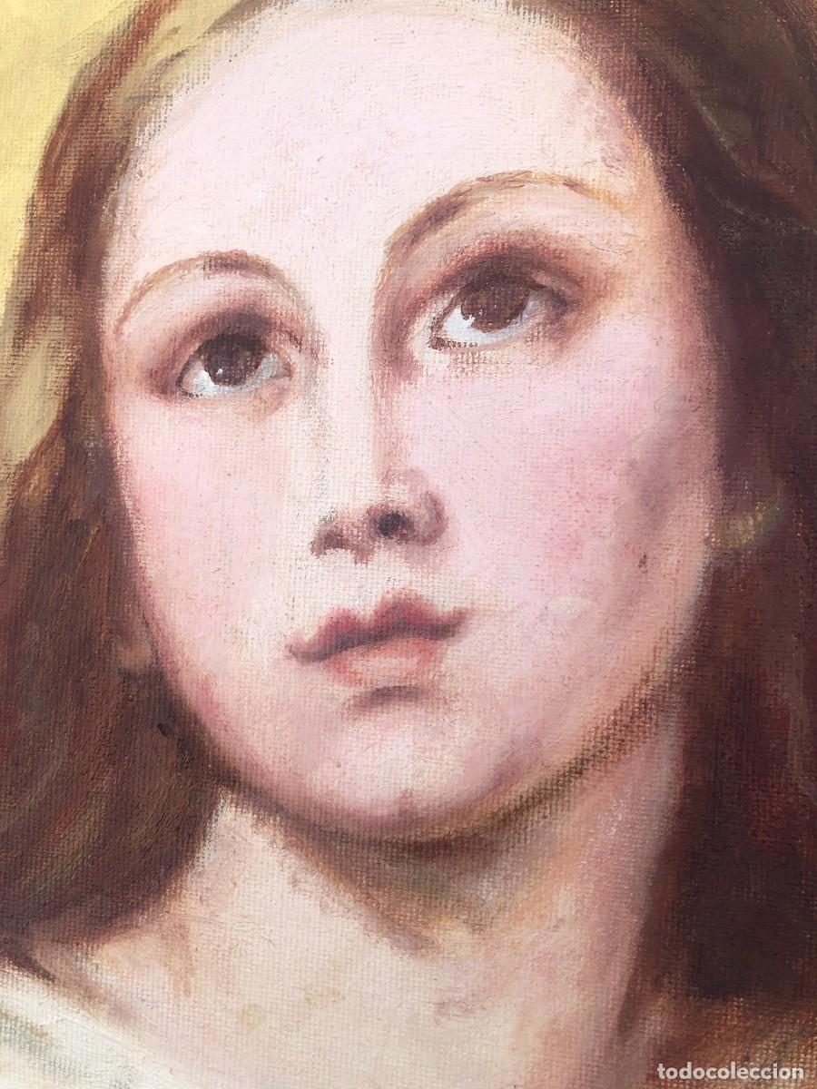 Arte: An&oacute;nimo - Inmaculada Concepci&oacute;n - &Oacute;leo sobre lienzo - Foto 5