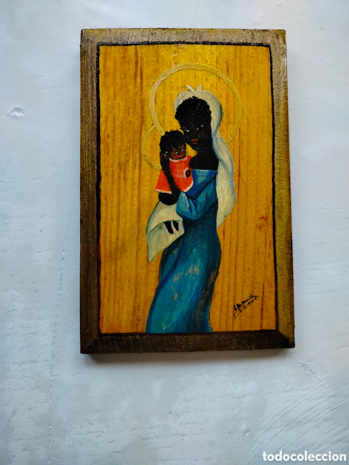 Arte: Virgen Morena y Ni&ntilde;o - Foto 1