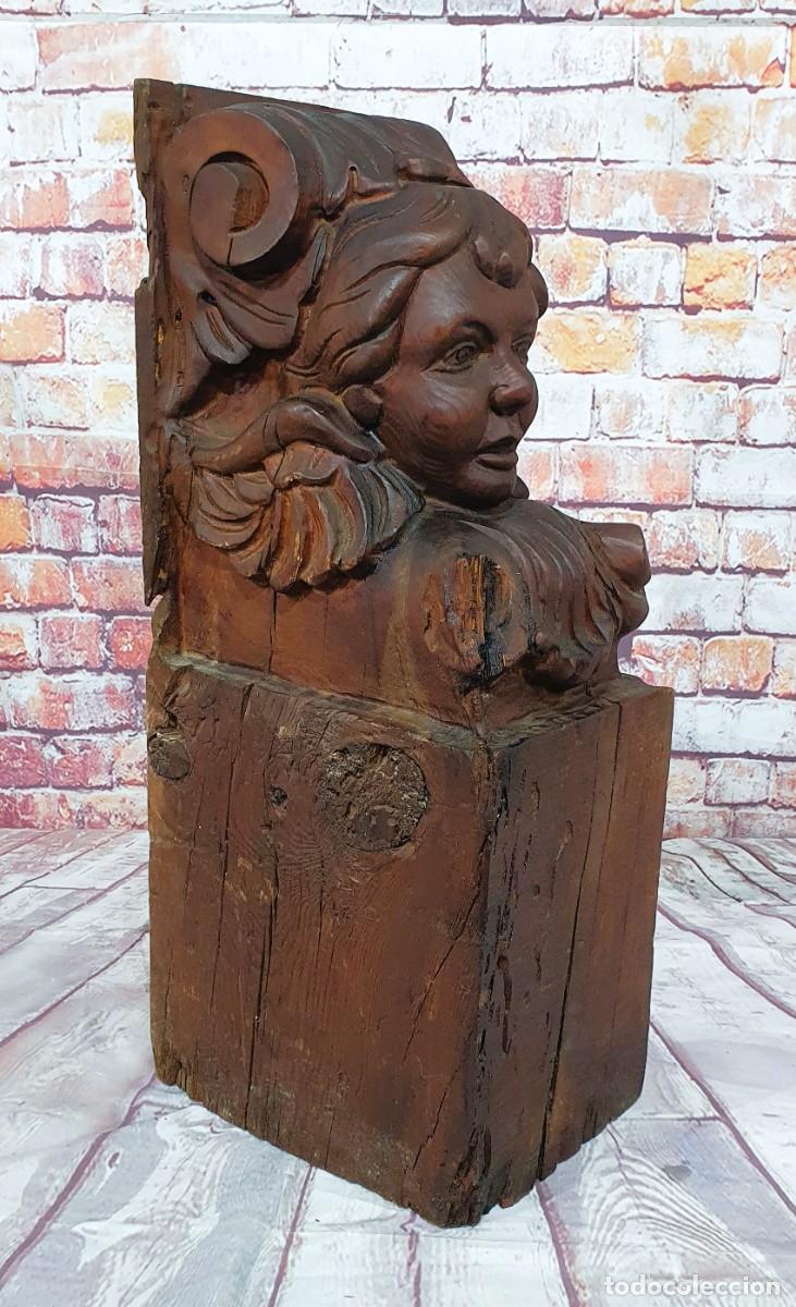 Arte: Mensula tallada en madera - Foto 1