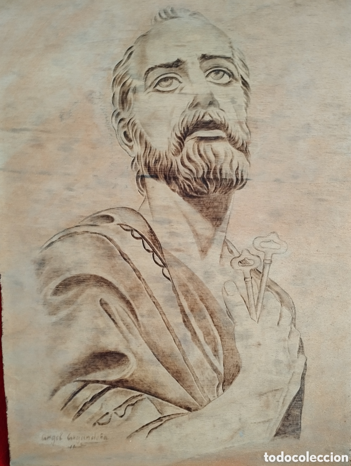 Arte: Grabado de San Pedro. - Foto 3