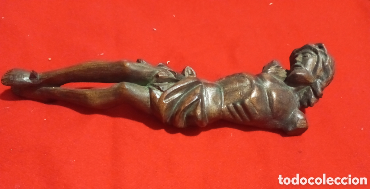 Arte: Talla de Cristo en madera. - Foto 2