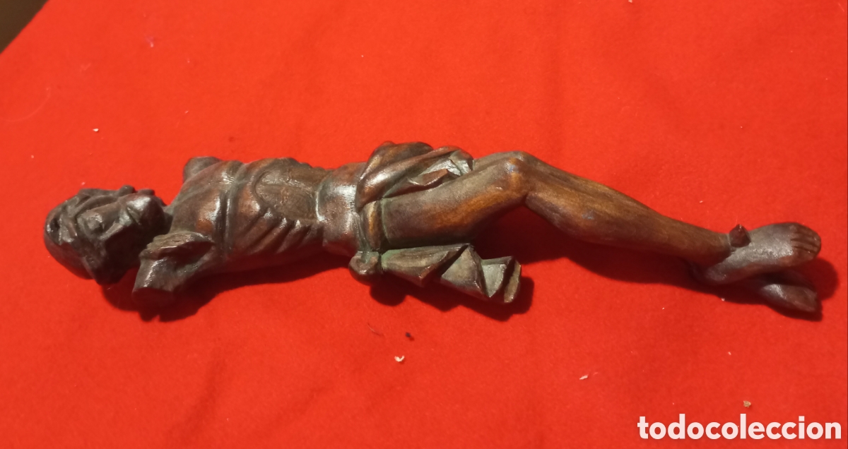 Arte: Talla de Cristo en madera. - Foto 3