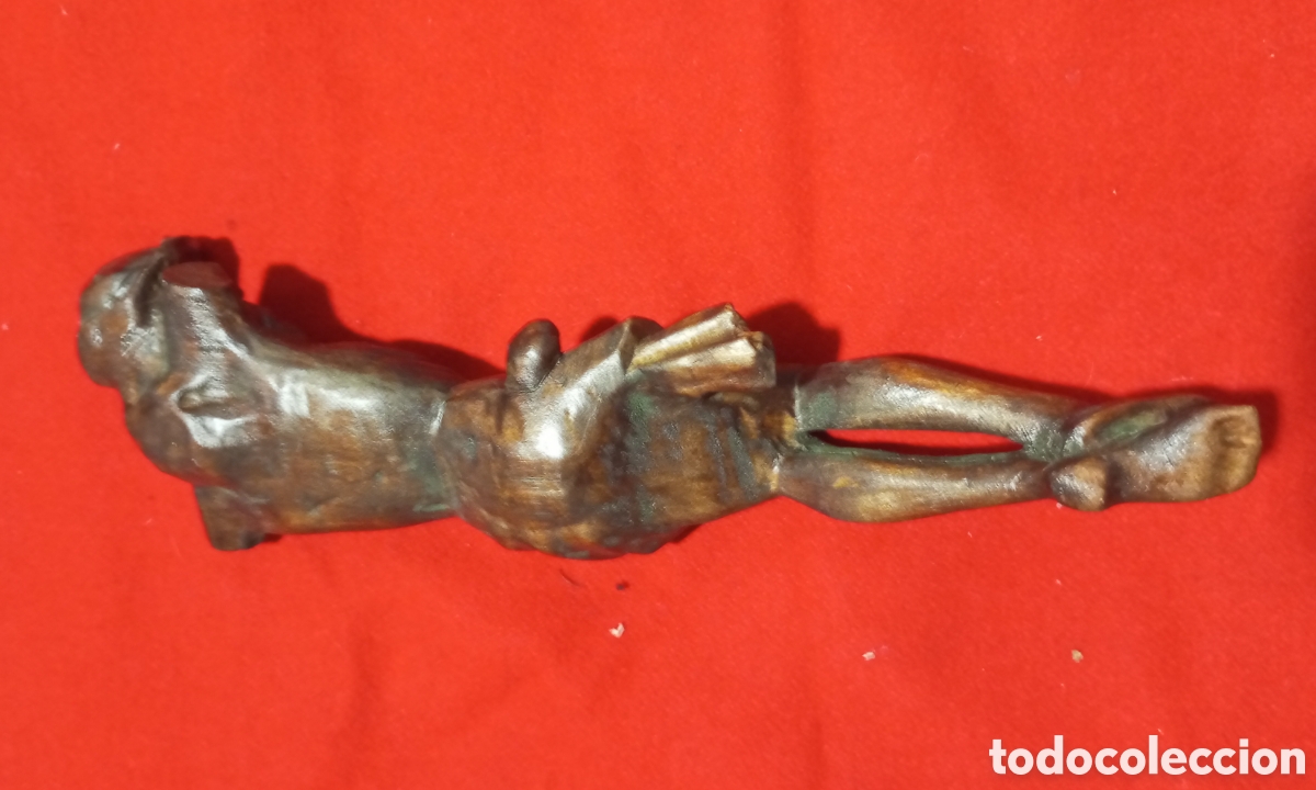 Arte: Talla de Cristo en madera. - Foto 4