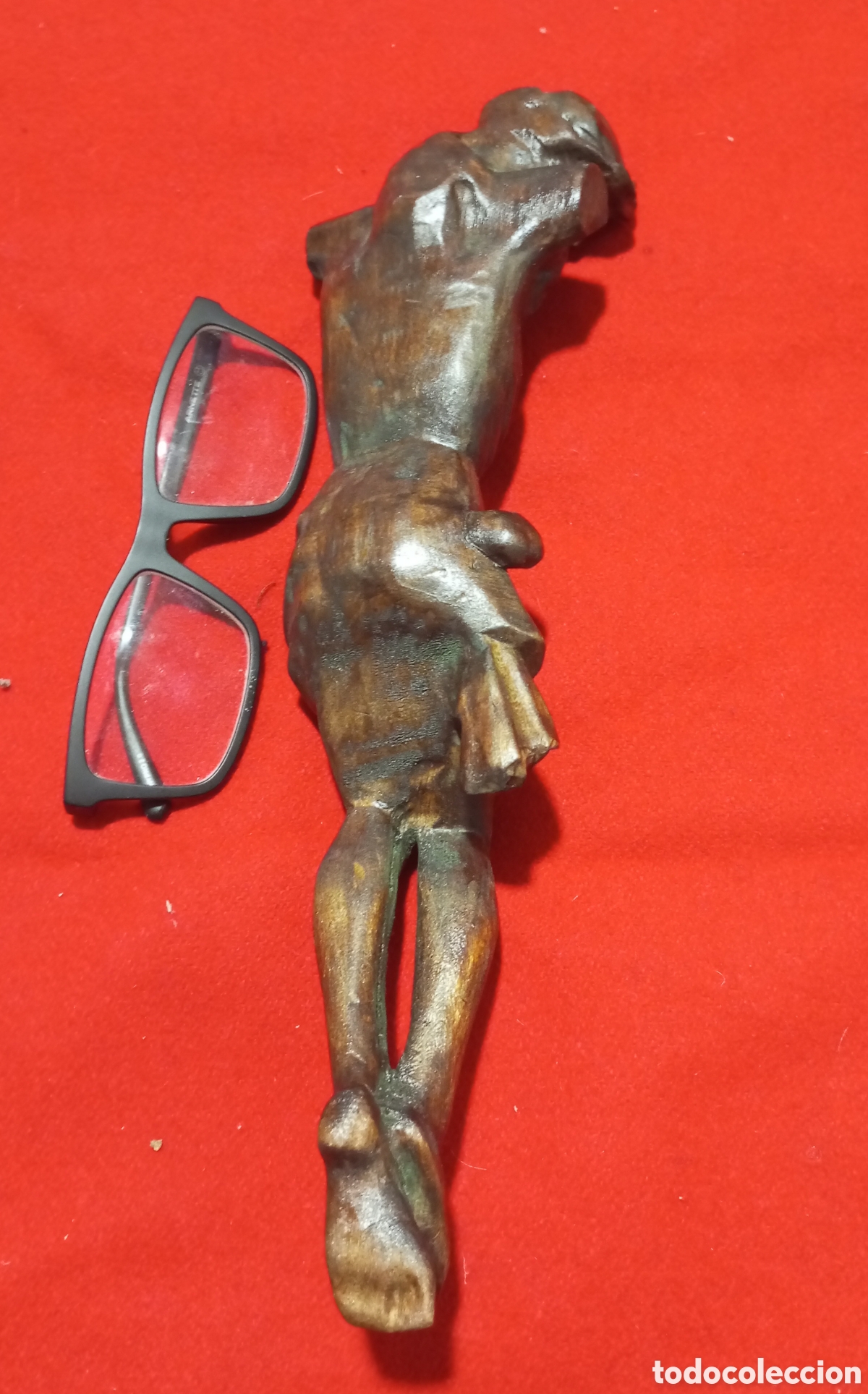 Arte: Talla de Cristo en madera. - Foto 5