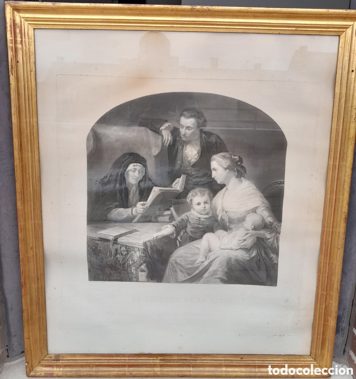 Arte: Grabado franc&eacute;s siglo XIX - Foto 1
