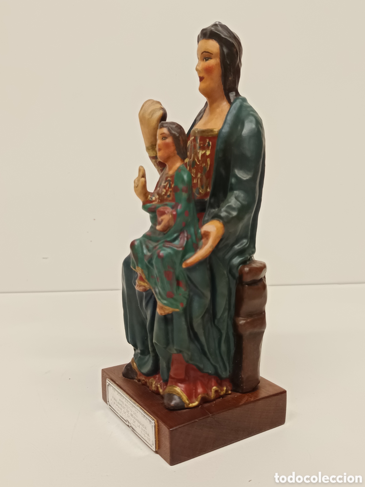 Arte: Virgen Imagen de la mare de deu de la riera - Foto 3
