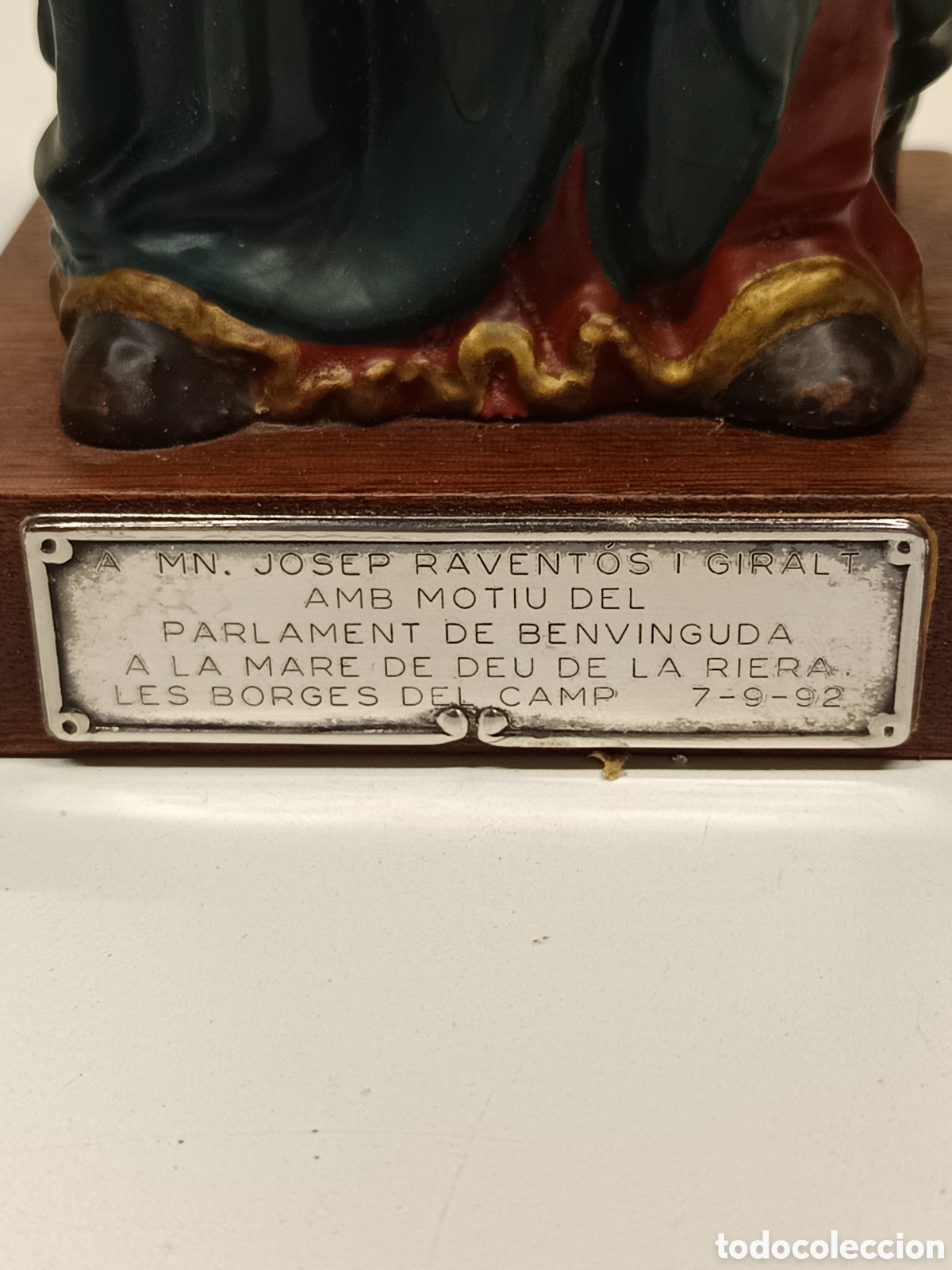 Arte: Virgen Imagen de la mare de deu de la riera - Foto 4