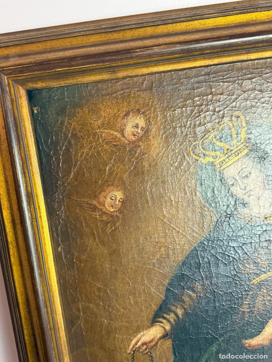 Arte: CUADRO VIRGEN CON ANGELES - Foto 2