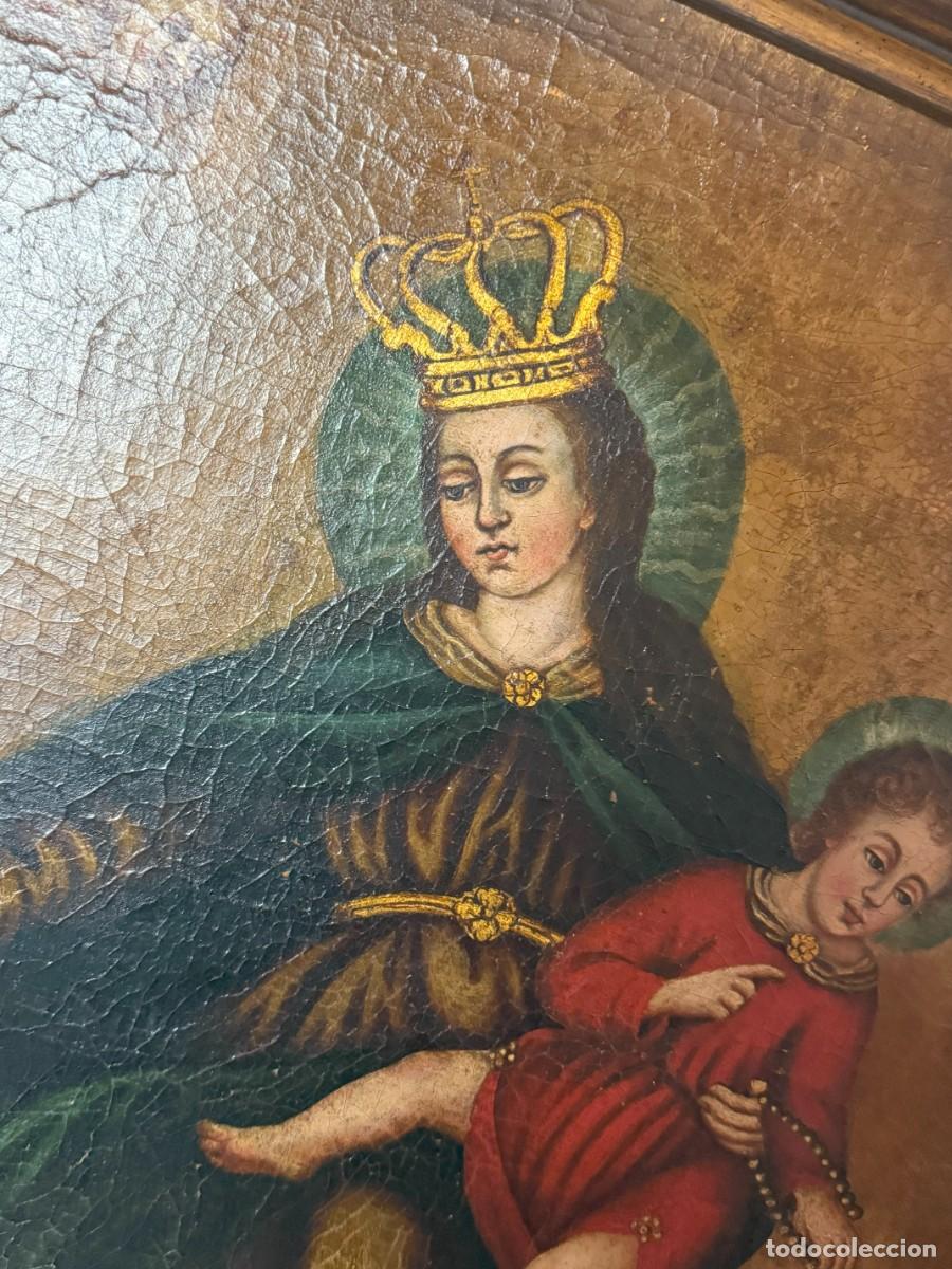 Arte: CUADRO VIRGEN CON ANGELES - Foto 4
