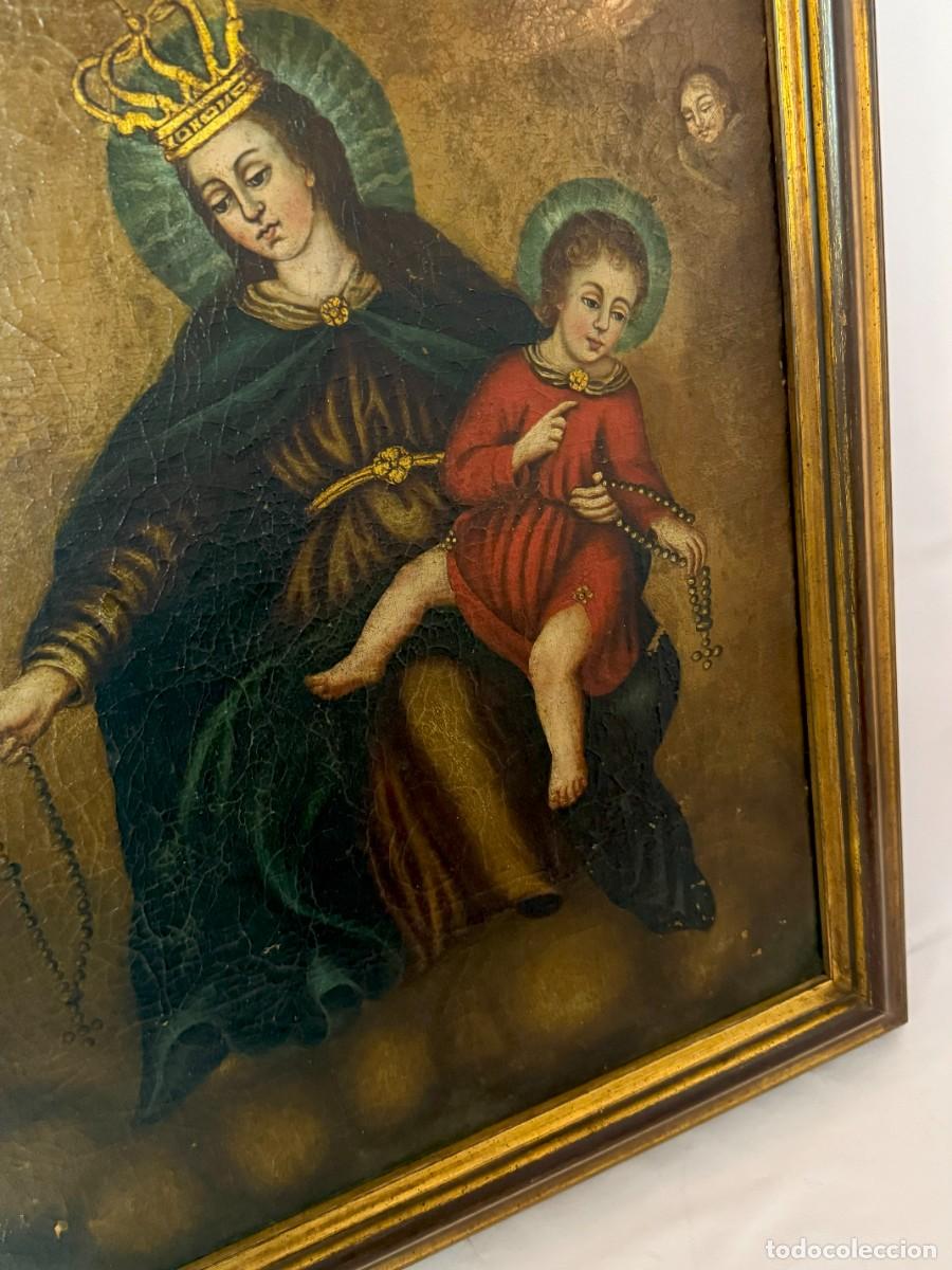 Arte: CUADRO VIRGEN CON ANGELES - Foto 6
