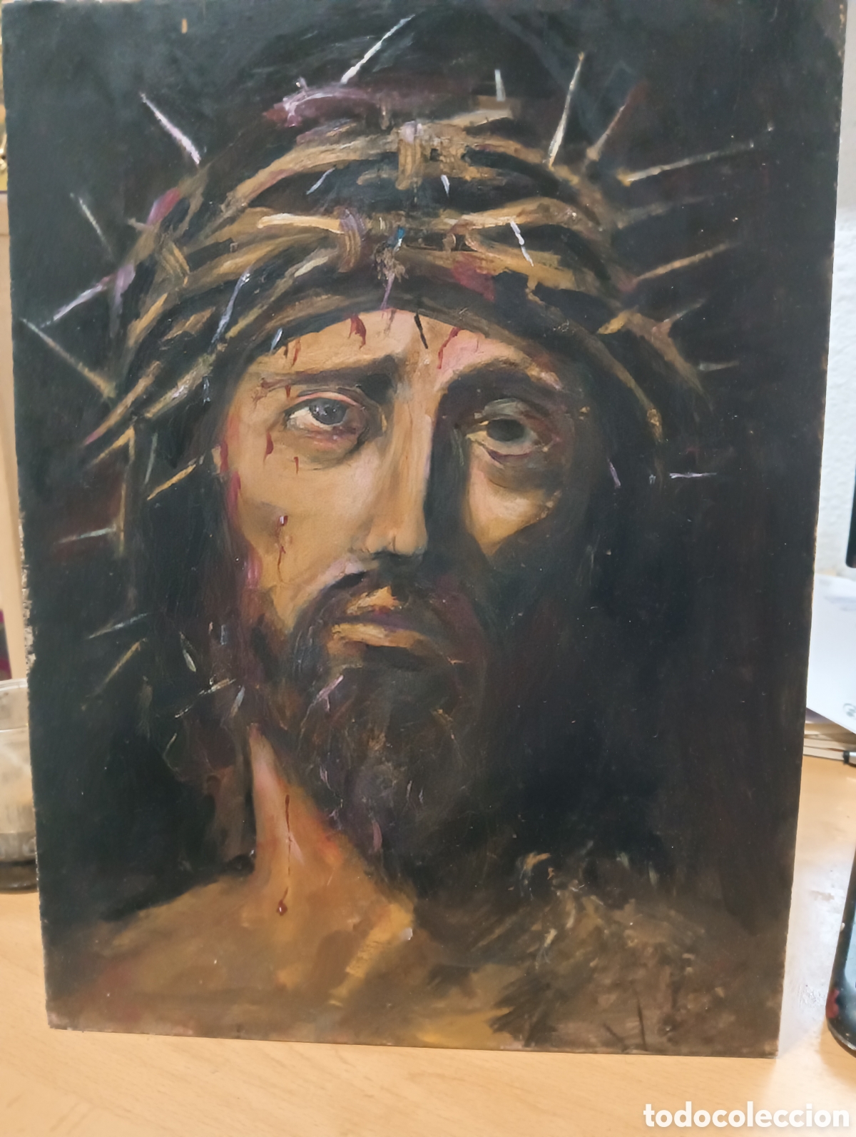 Arte: Oleo/tablilla ECCE HOMO - Foto 2