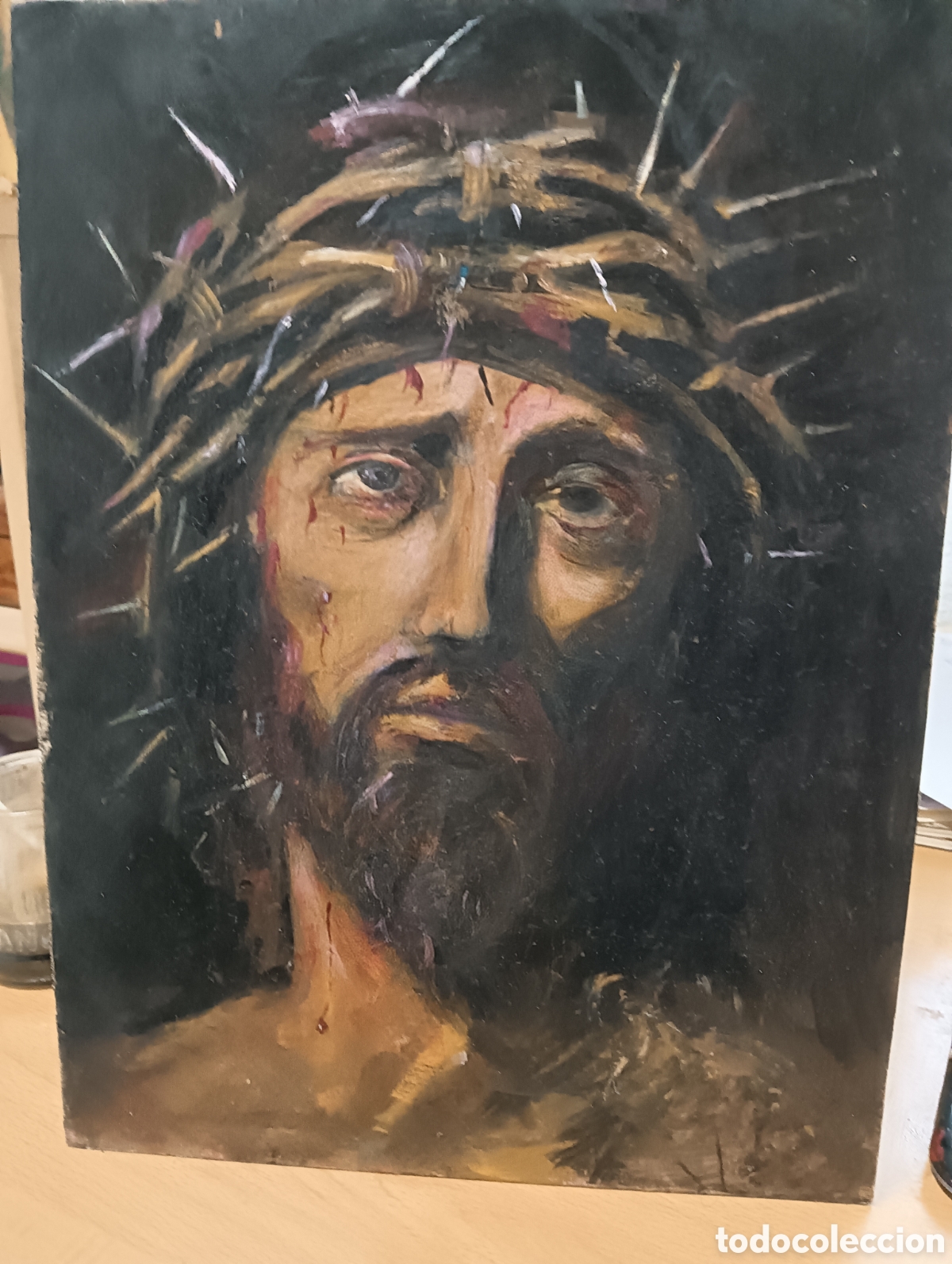 Arte: Oleo/tablilla ECCE HOMO - Foto 1