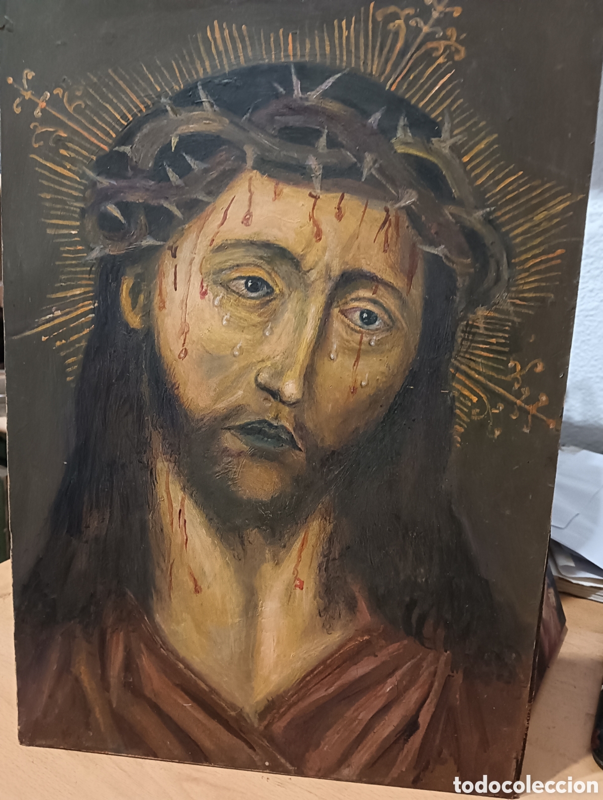 Arte: Oleo tablilla ECCE HOMO - Foto 2