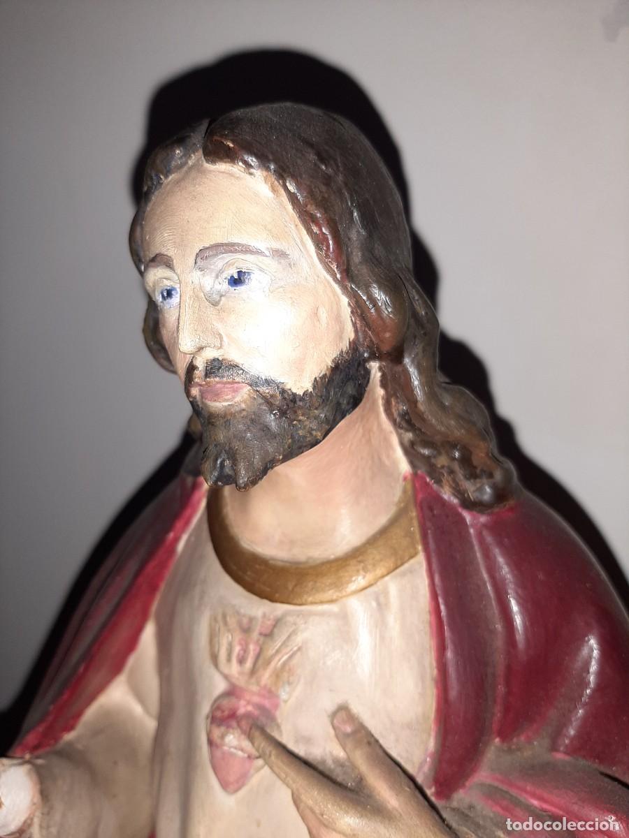 Arte: SAGRADO CORAZ&Oacute;N DE 50 CM LONGITUD - Foto 1