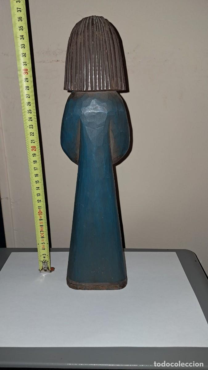 Arte: MONJE TALLADO EN MADERA - Foto 3