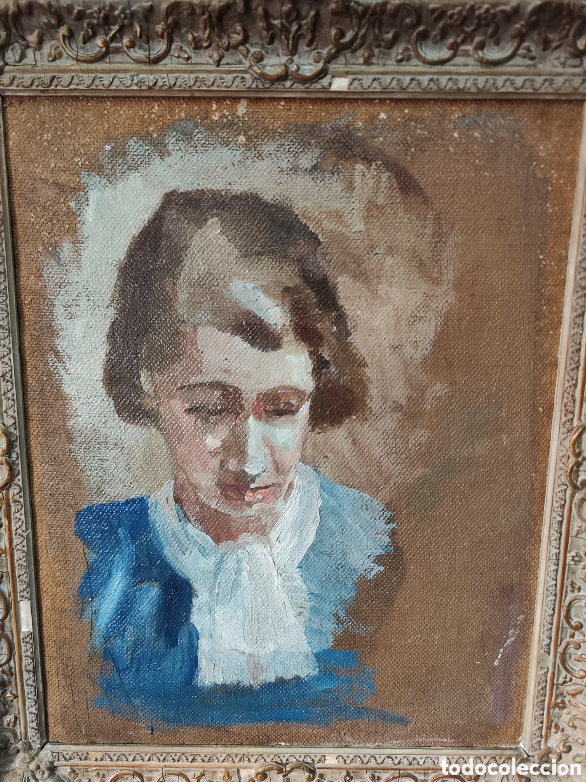 Arte: Oleo sobre lienzo cercano 1950 - Foto 1