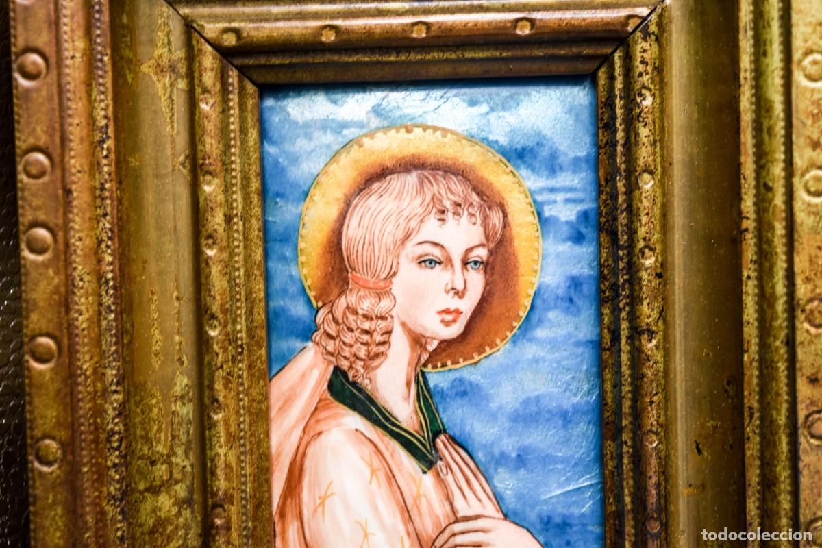 Arte: Tr&iacute;ptico religioso en esmalte - 65 cm - Foto 7