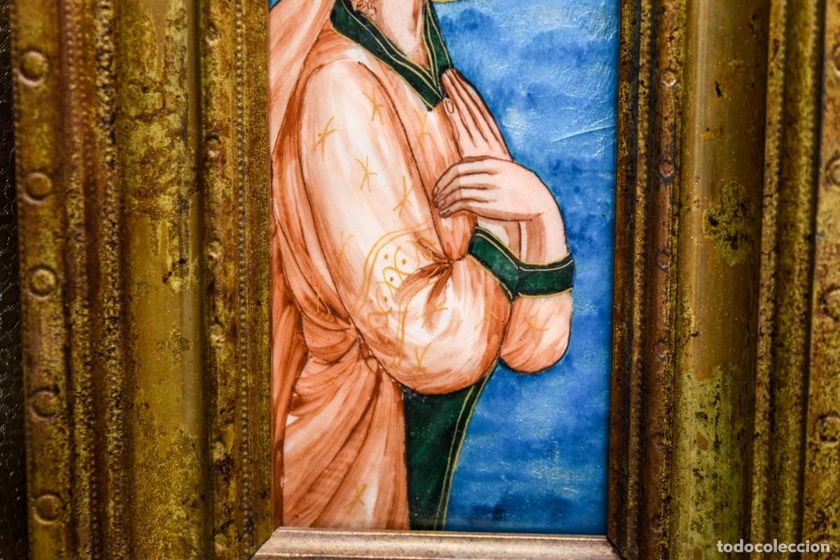 Arte: Tr&iacute;ptico religioso en esmalte - 65 cm - Foto 11