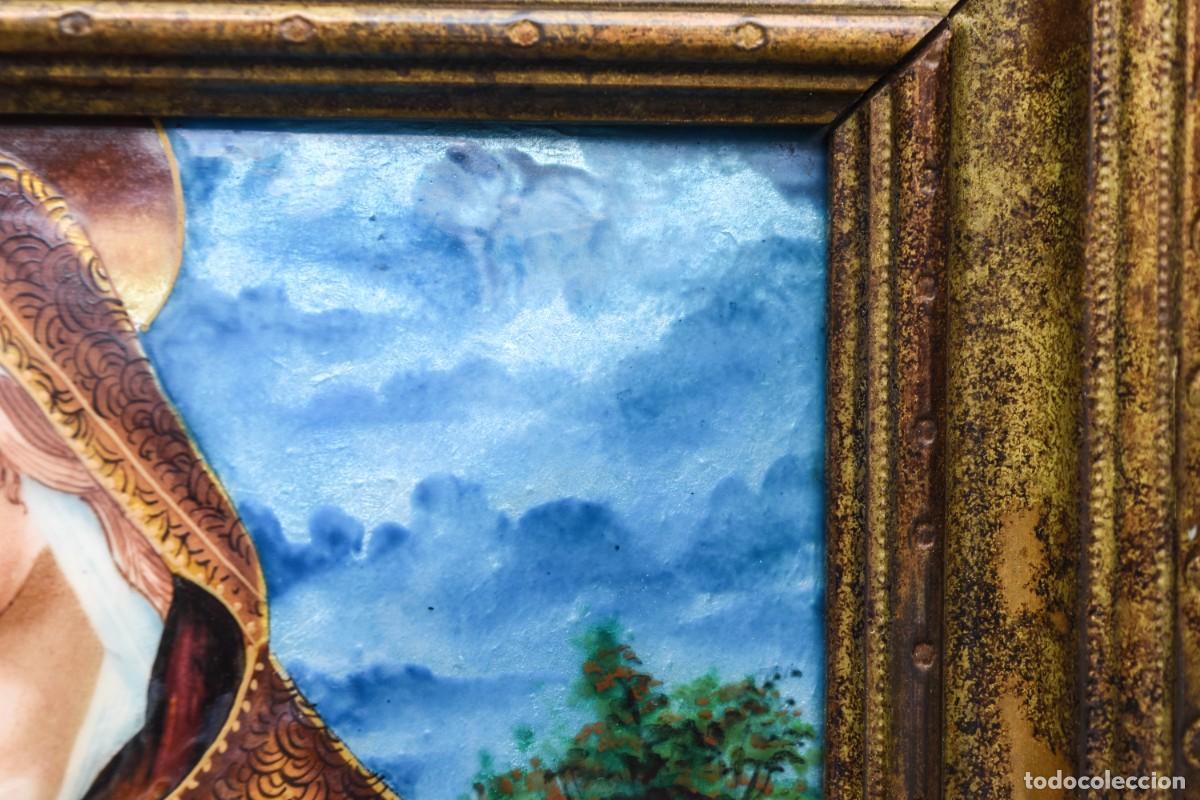 Arte: Tr&iacute;ptico religioso en esmalte - 65 cm - Foto 13