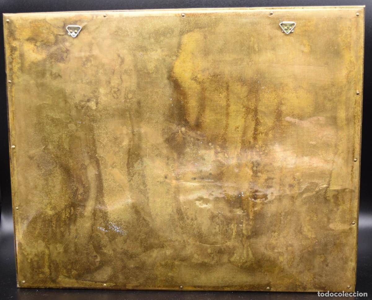 Arte: Tr&iacute;ptico religioso en esmalte - 65 cm - Foto 22