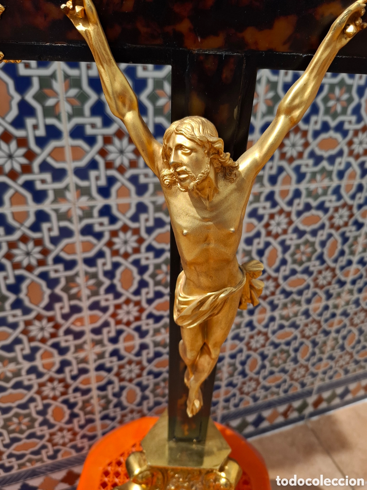 Arte: Cristo italiano de bronce - Foto 2