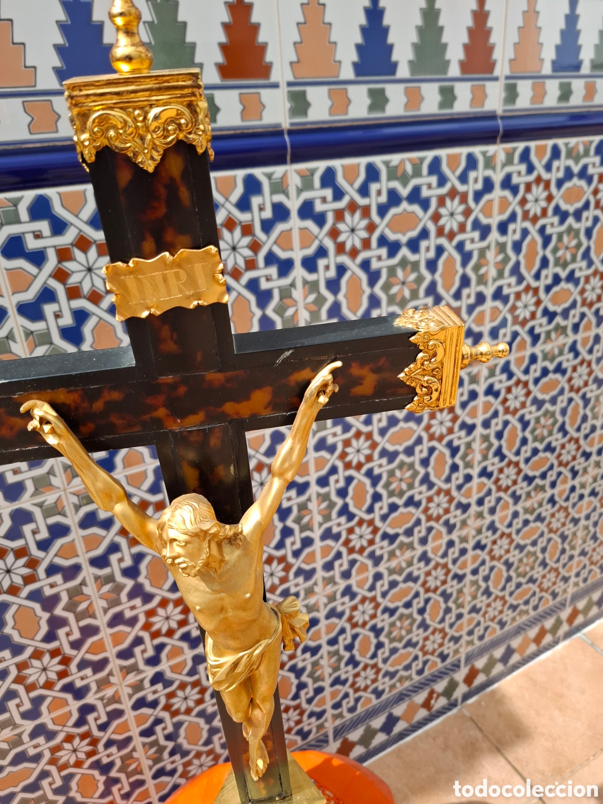 Arte: Cristo italiano de bronce - Foto 4