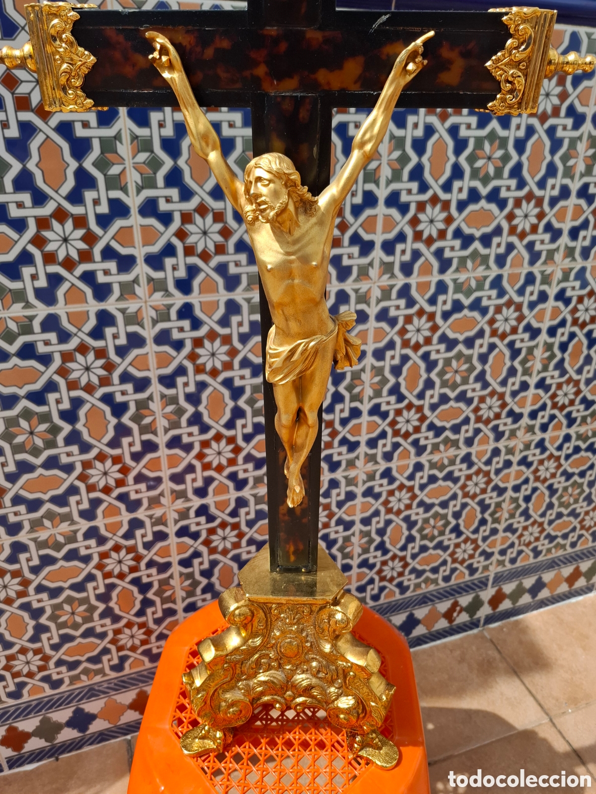 Arte: Cristo italiano de bronce - Foto 5
