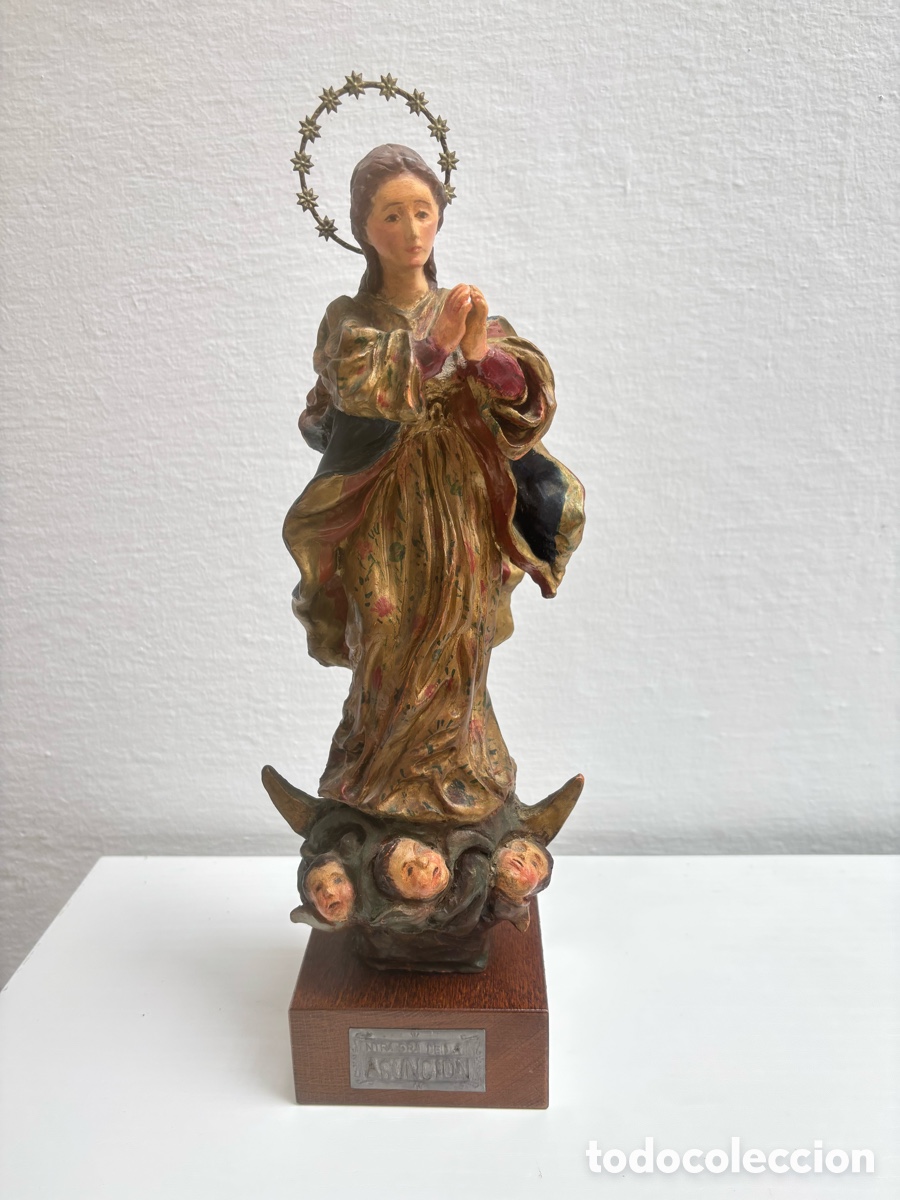 Arte: Talla virgen de la Asunci&oacute;n - Foto 1