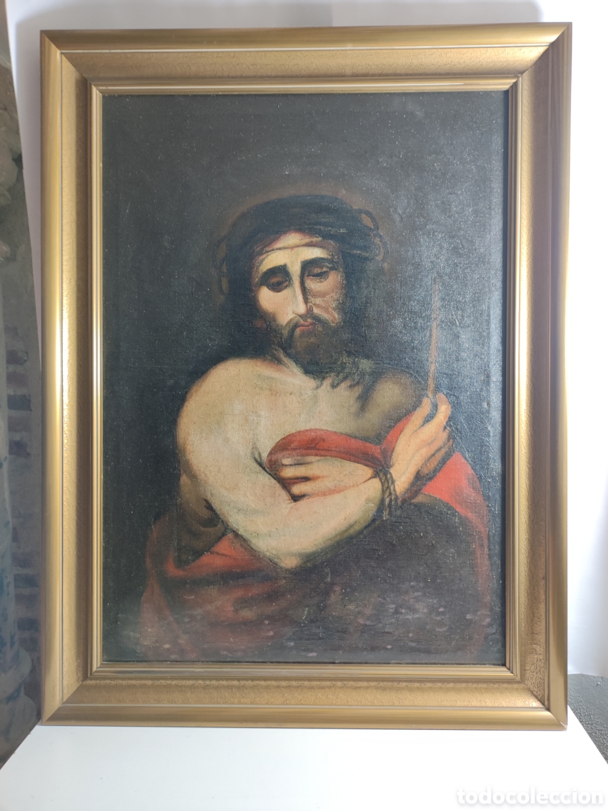 Arte: Cuadro ecce homo antiguo - Foto 1