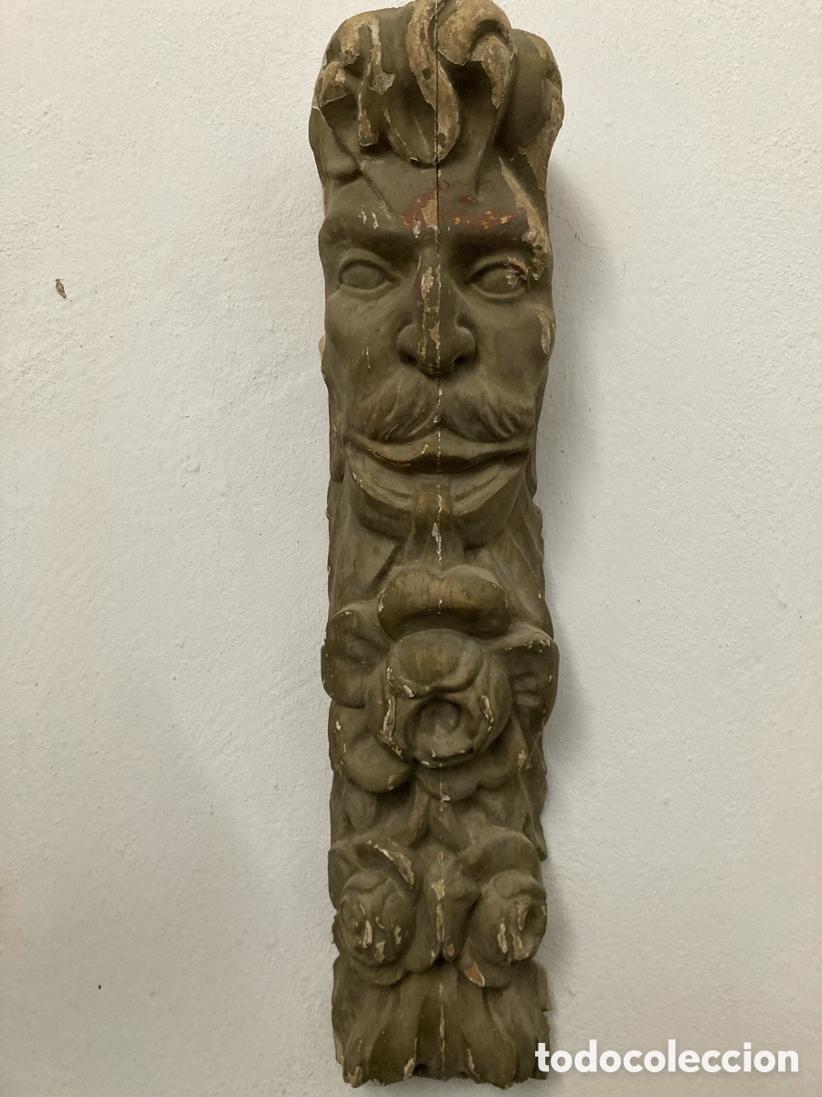 Arte: Penacho m&eacute;nsula madera tallada - Foto 3