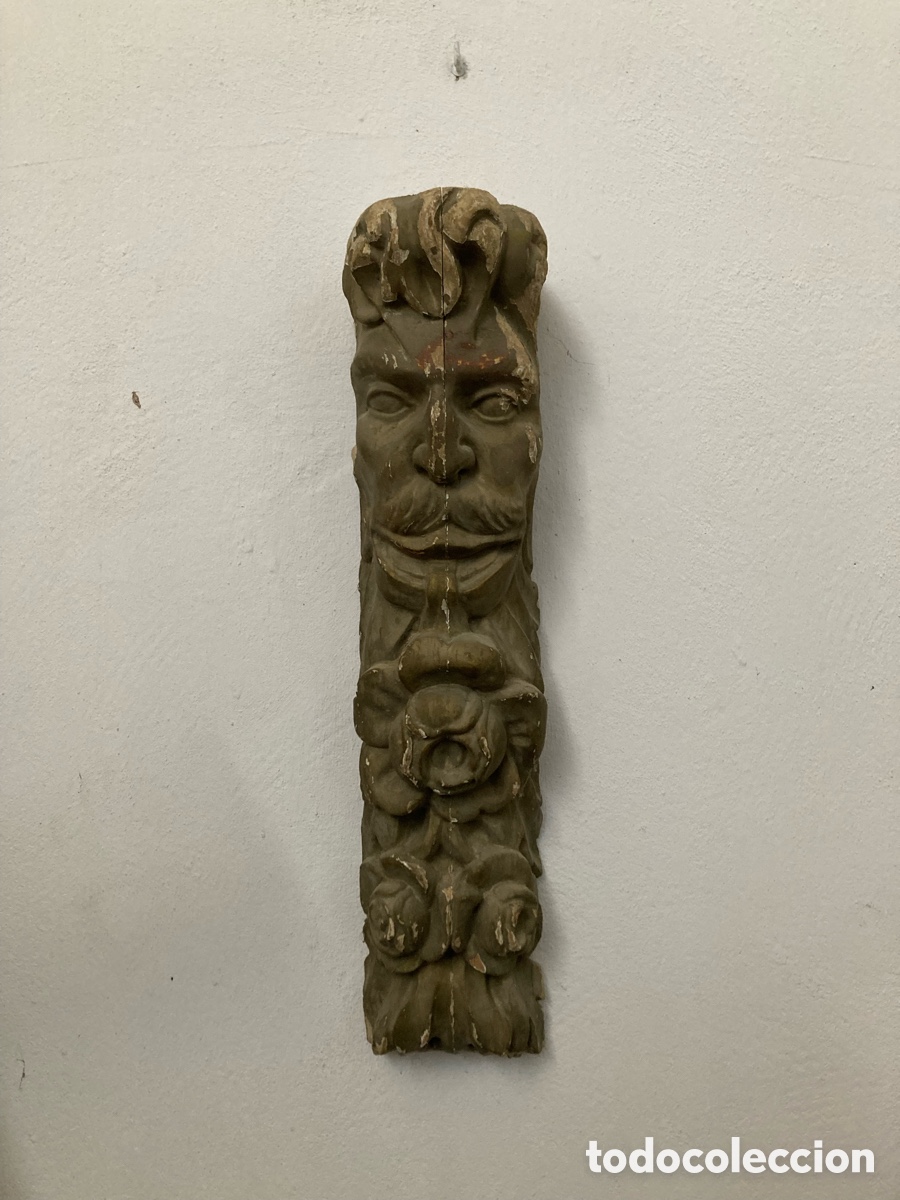 Arte: Penacho m&eacute;nsula madera tallada - Foto 4