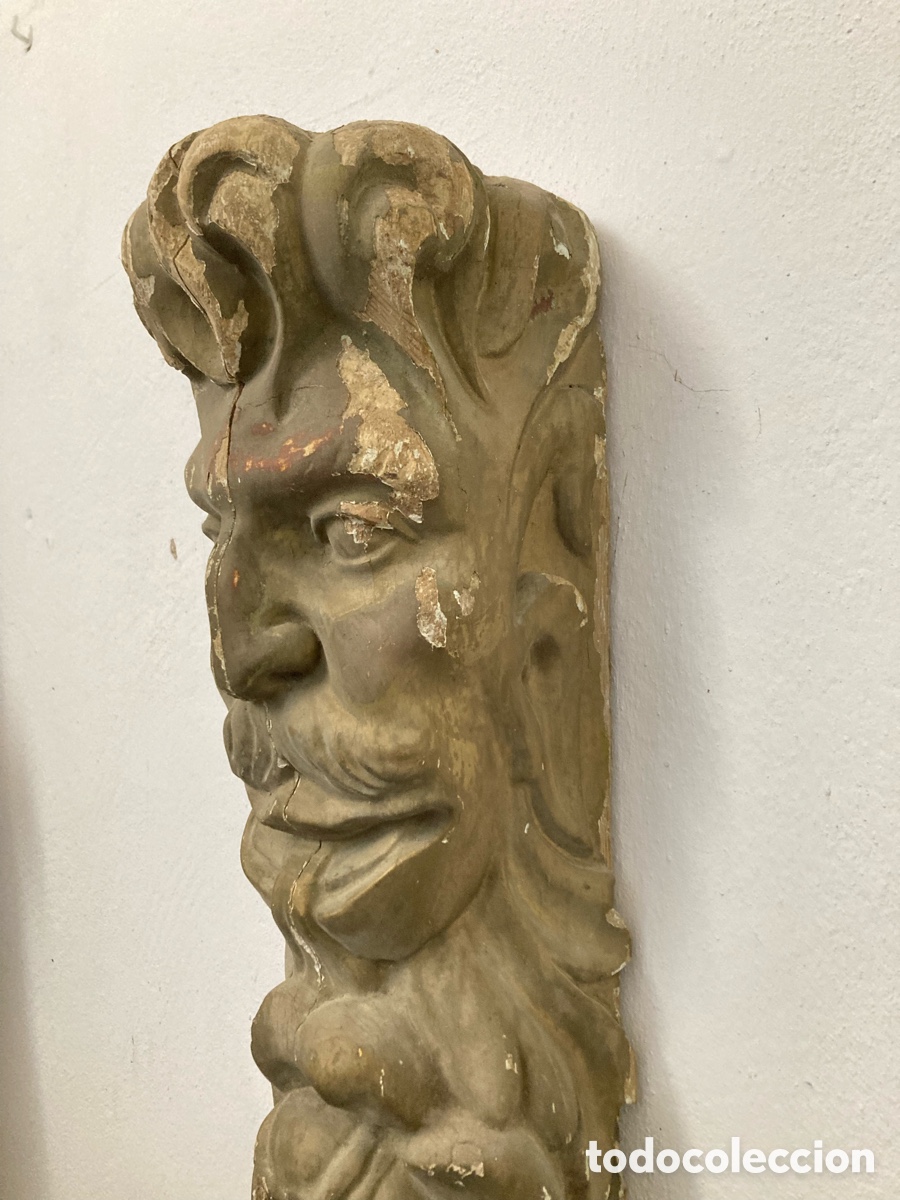 Arte: Penacho m&eacute;nsula madera tallada - Foto 8