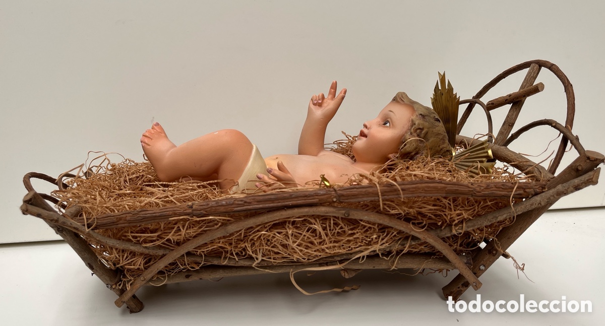 Arte: Ni&ntilde;o Jes&uacute;s de Olot con cu&ntilde;a. - Foto 7