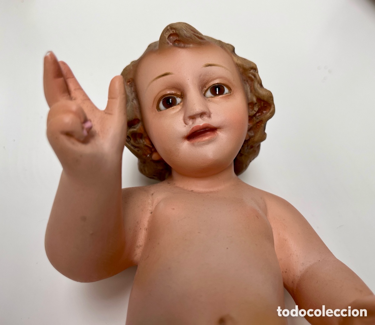 Arte: Ni&ntilde;o Jes&uacute;s de Olot con cu&ntilde;a. - Foto 9
