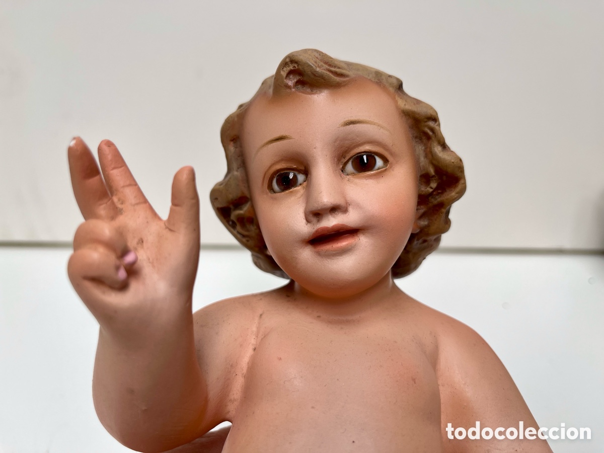 Arte: Ni&ntilde;o Jes&uacute;s de Olot con cu&ntilde;a. - Foto 18