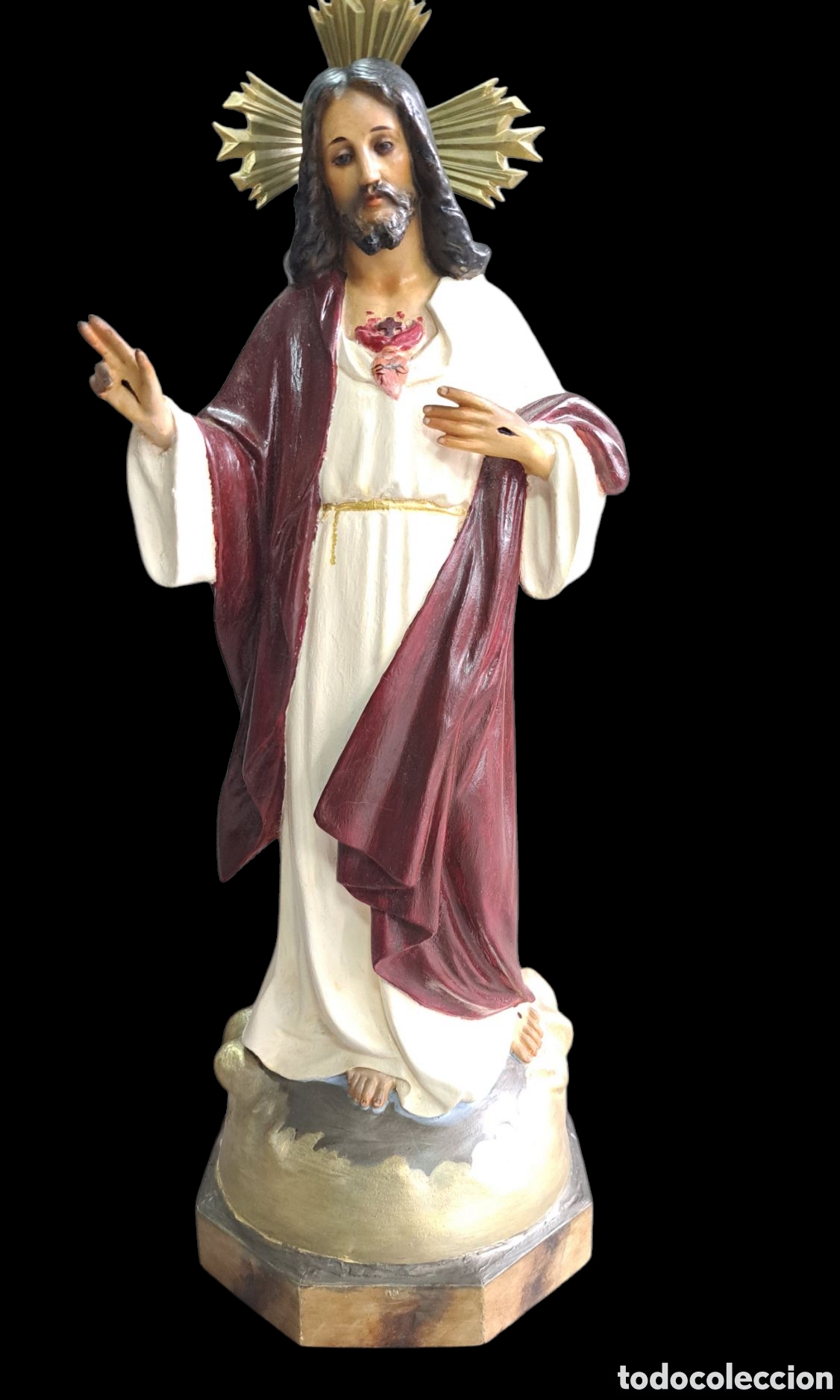 Arte: Cristo sagrado coraz&oacute;n de Olot - Foto 3