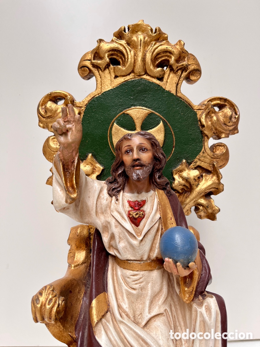 Arte: Espectacular Sagrado Coraz&oacute;n de Jes&uacute;s. - Foto 3